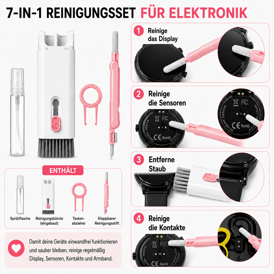 7-in-1-Reinigungsset für Elektronik